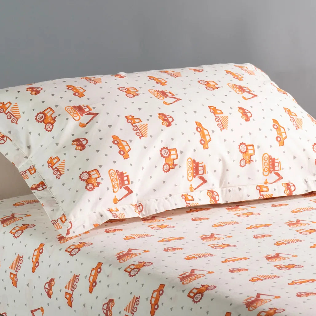 Vroom Vroom Kids Cotton Bedsheet