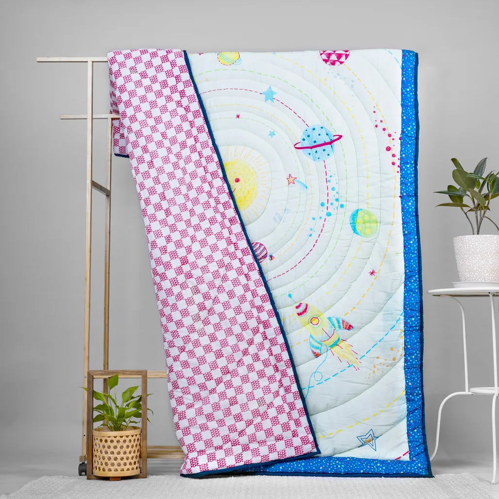 Galactic Adventure Kids Cotton Quilt
