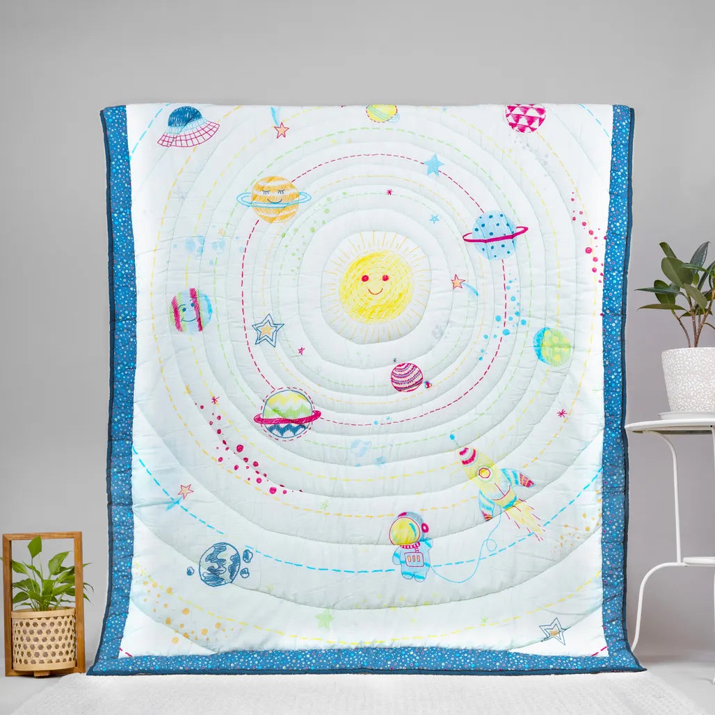 Galactic Adventure Kids Cotton Quilt