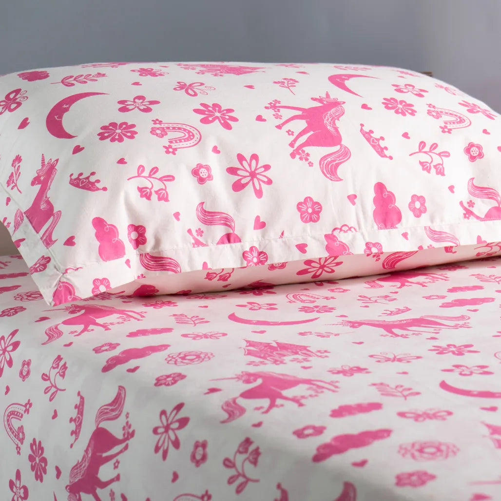 Magical Unicorn Kids Cotton Bedsheet