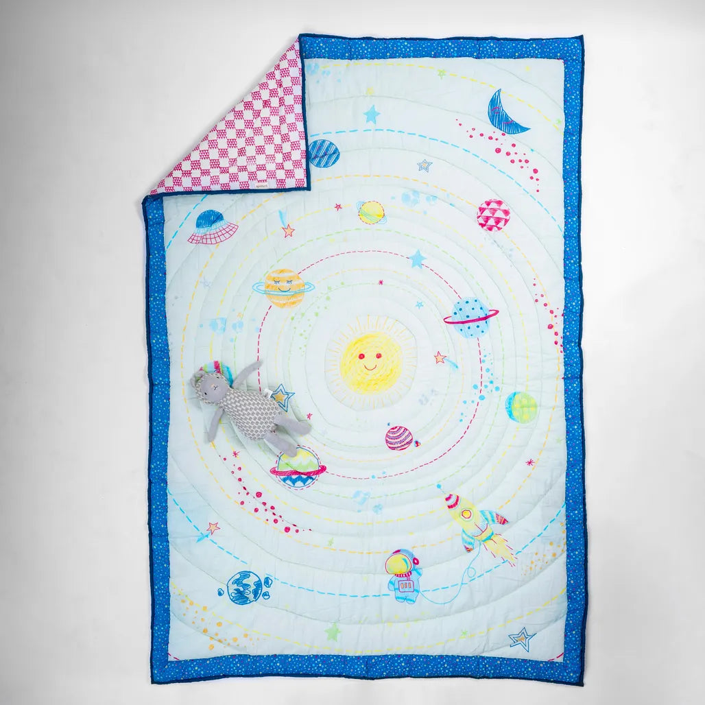 Galactic Adventure Kids Cotton Quilt