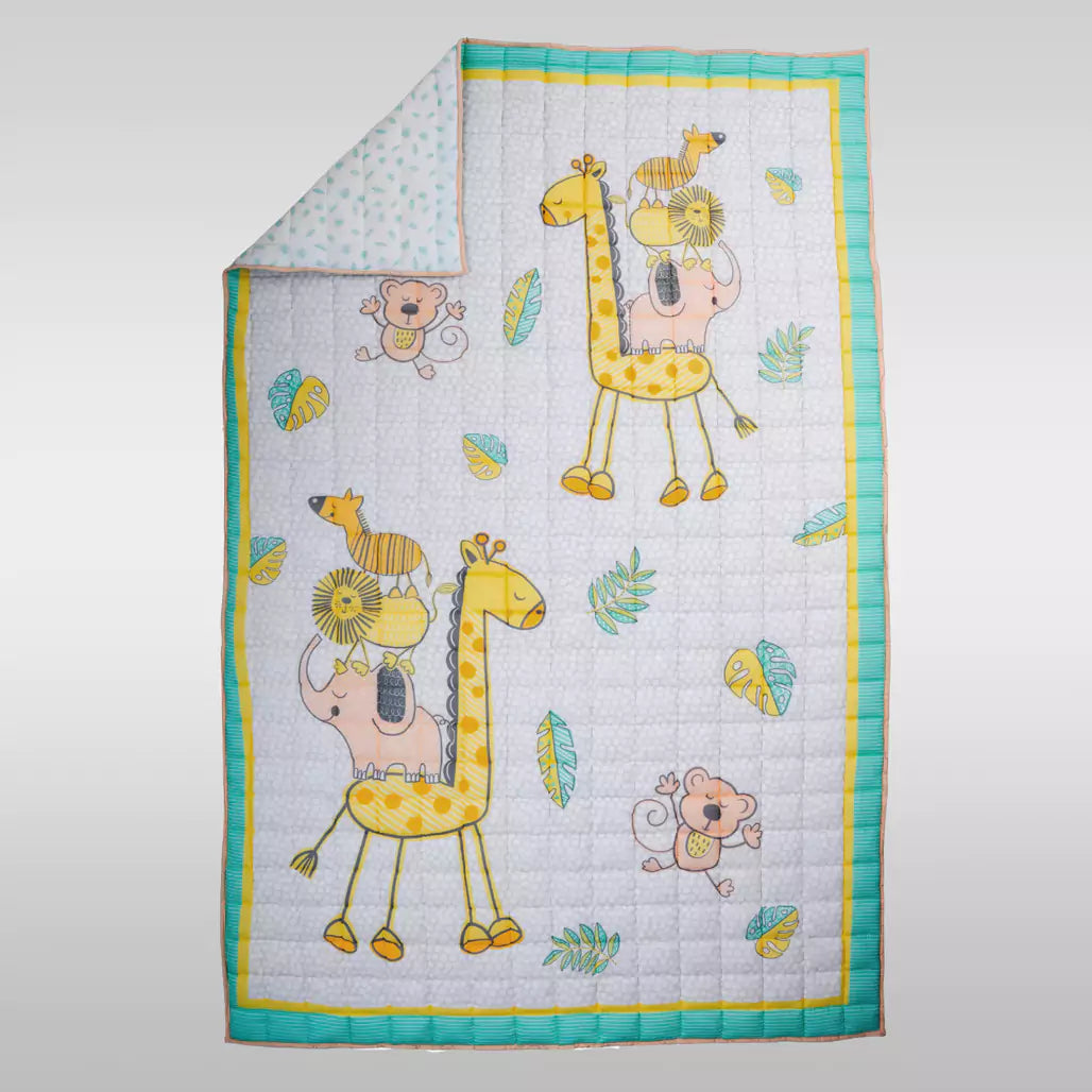Jungle Safari Kids Cotton Quilt