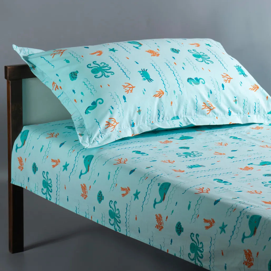 Undersea Oasis Kids Cotton Bedsheet