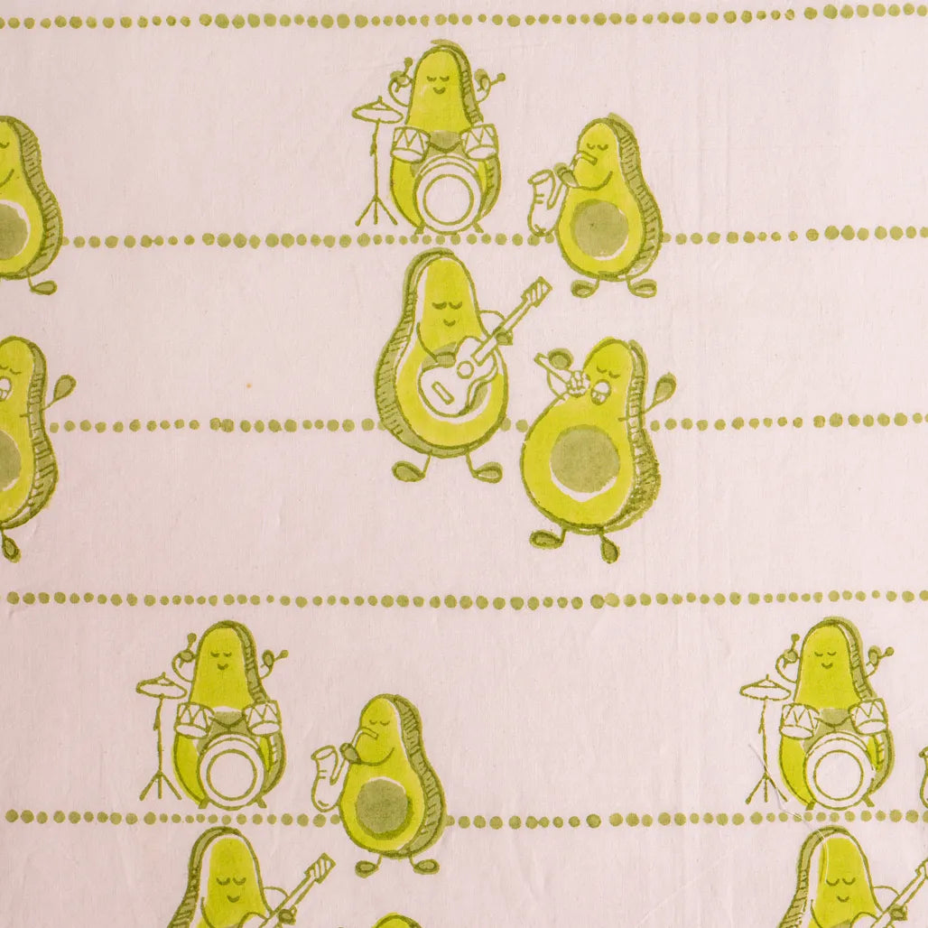 Avocados Jam Kids Cotton Bedsheet