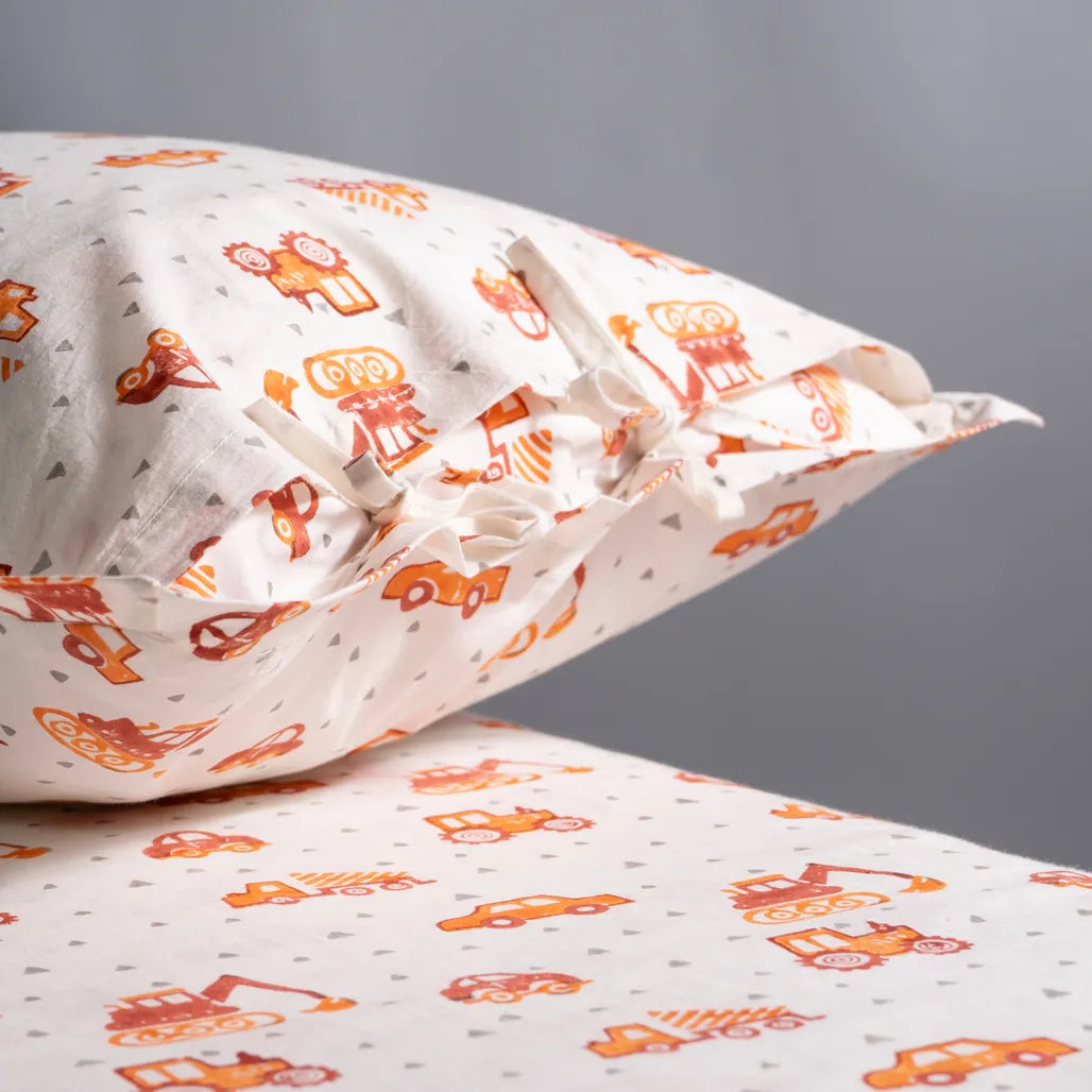 Vroom Vroom Kids Cotton Bedsheet