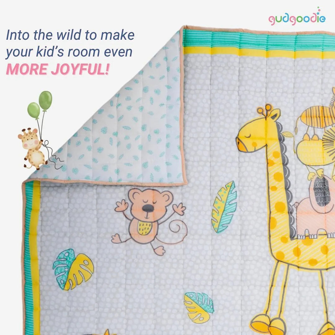 Jungle Safari Kids Cotton Quilt