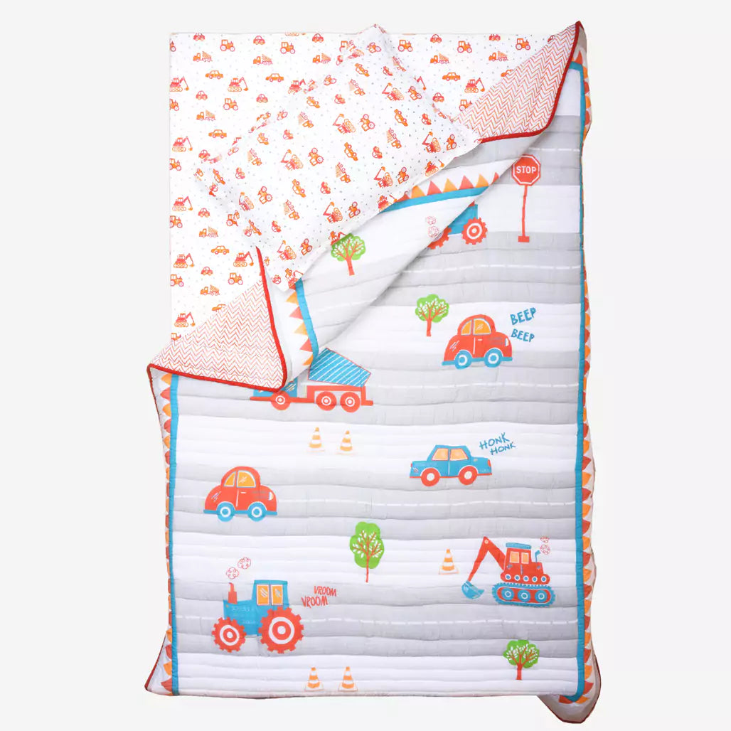 Vroom Vroom Kids Cotton Quilt