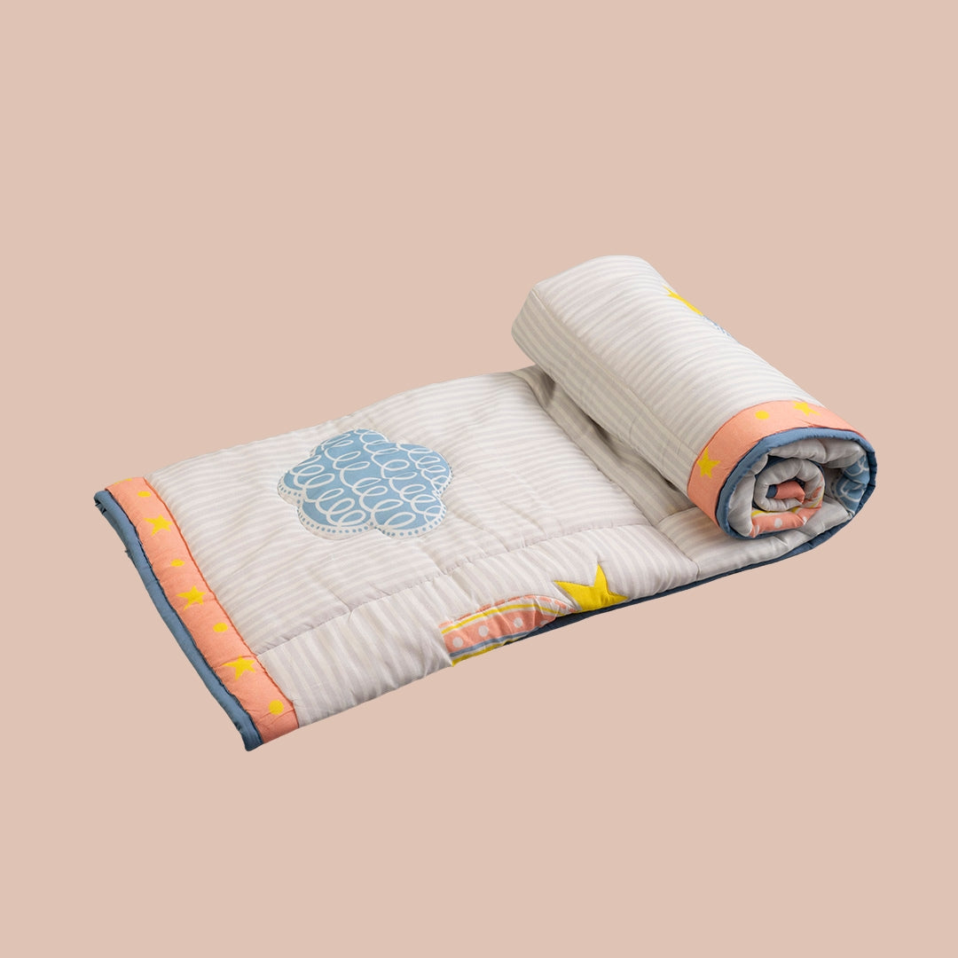 Rainbow Dreams Kids Cotton Quilt