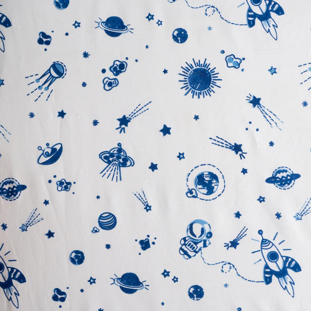 Galactic Adventure Kids Cotton Bedsheet