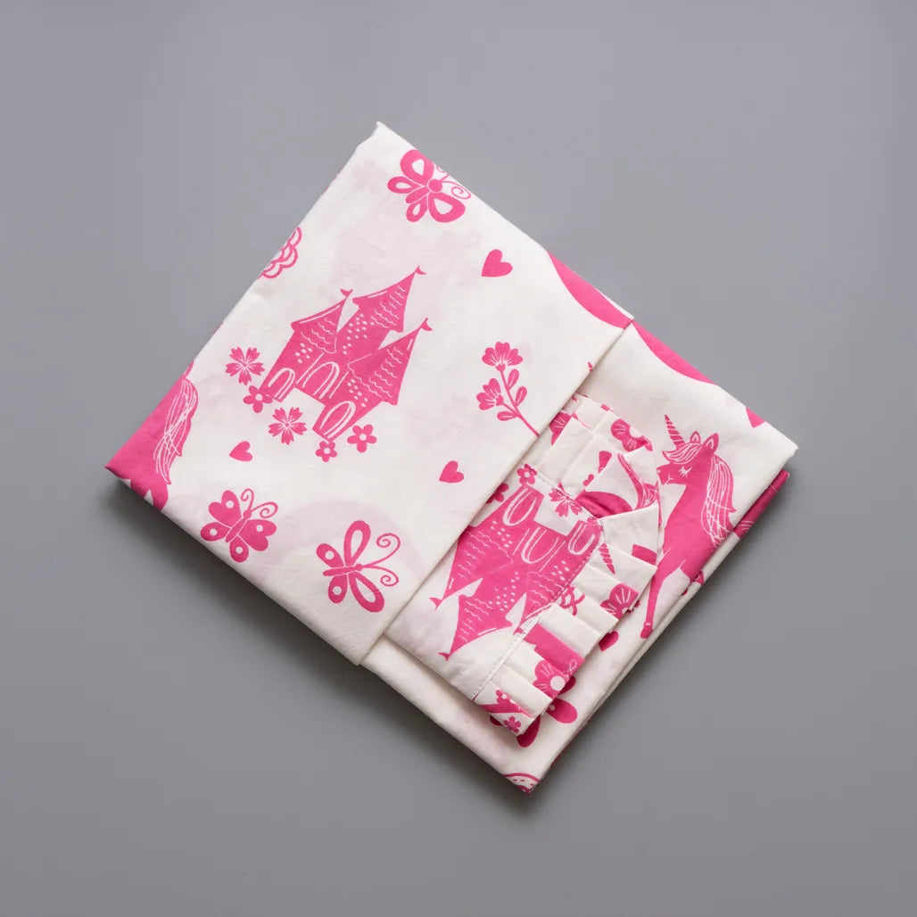 Magical Unicorn Kids Cotton Bedsheet