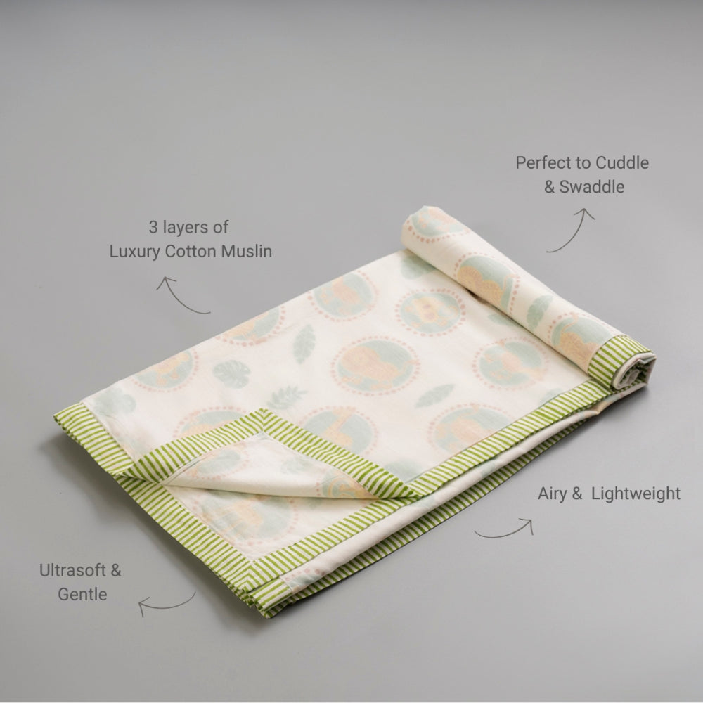 Jungle Safari Kids Cotton Dohar