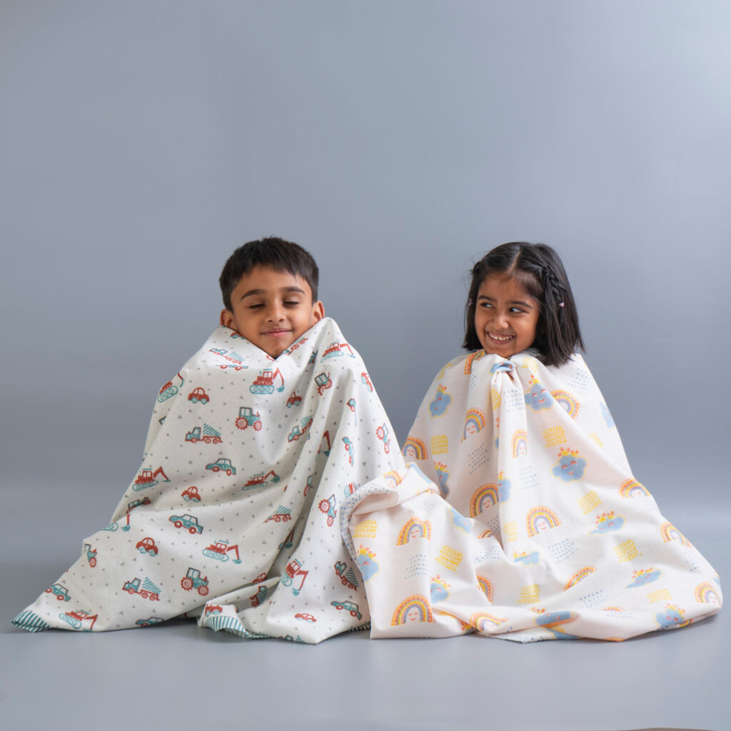 Rainbow Dreams Kids Cotton Dohar